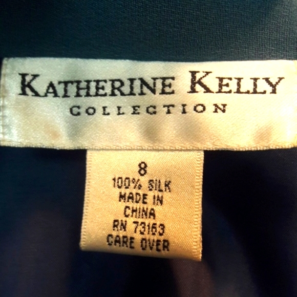100% Silk Skirt by Katherine Kelly Size 8 - Picture 4 of 4